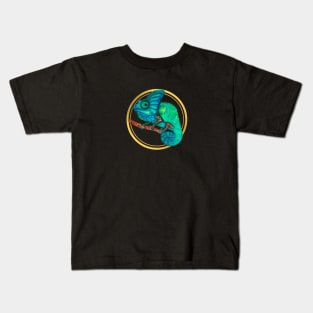 Watercolor chameleon Kids T-Shirt